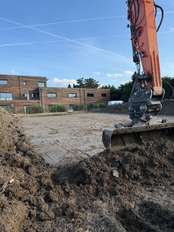 Terrassement près de Saint-Rémy de Provence